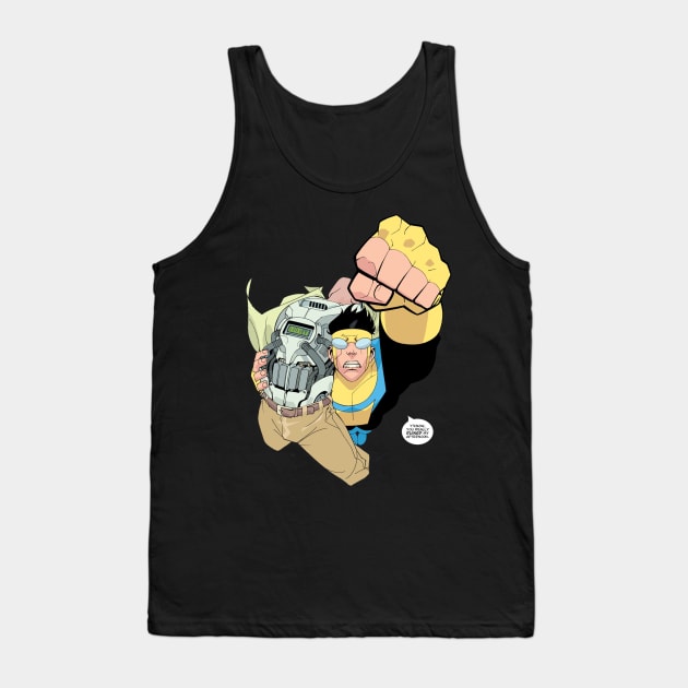 invincible stckr Tank Top by super villain